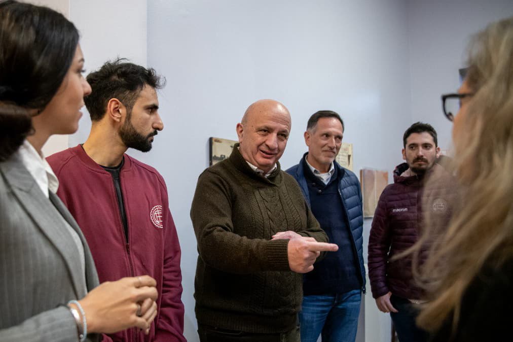 APERTURA DE LA MUESTRA HISTÓRICA DEL CLUB LANÚS EN EL CENTRO CULTURAL LEONARDO FAVIO